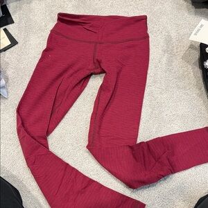Lululemon Red align Leggings